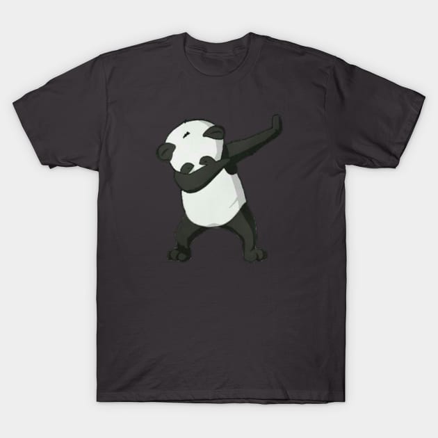 Panda Dab T-Shirt by Trash_Pandah